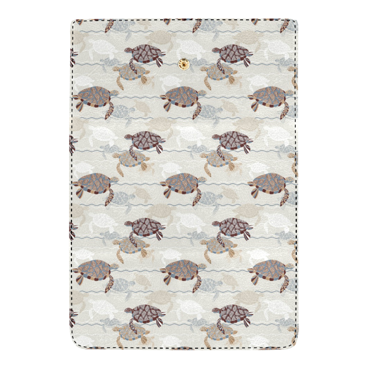 Sea Turtle Pattern Print Design T07 Women's Trifold Wallet