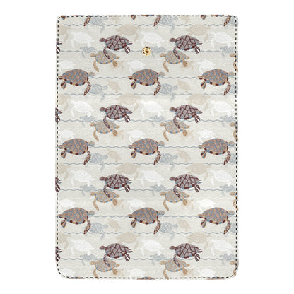 Sea Turtle Pattern Print Design T07 Women's Trifold Wallet