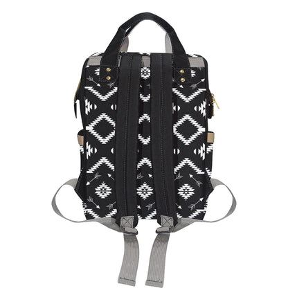Native Pattern Print Design A04 Diaper Bag Backpack