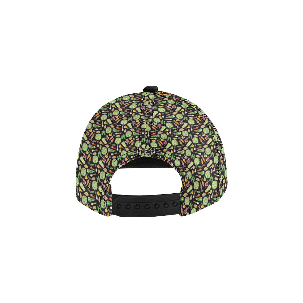 Vegan Draw Themed Design Print Snapback Cap