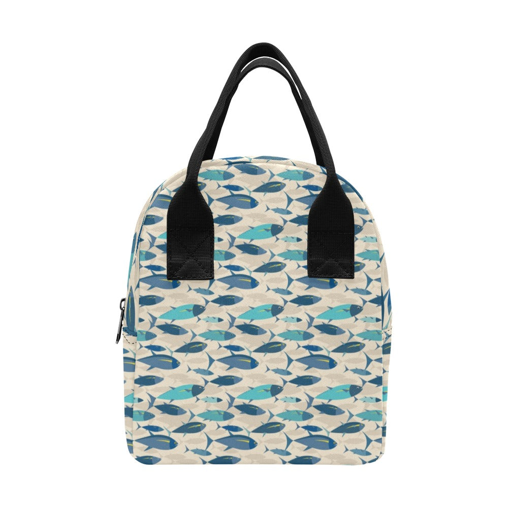 Tuna Fish Print Design LKS302 Insulated Lunch Bag