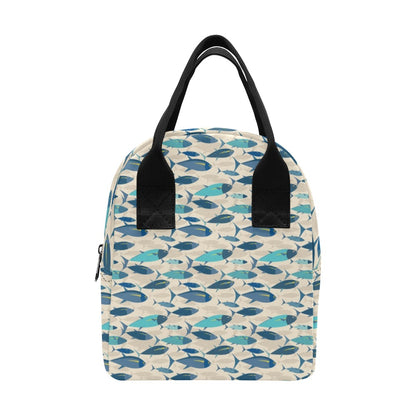 Tuna Fish Print Design LKS302 Insulated Lunch Bag