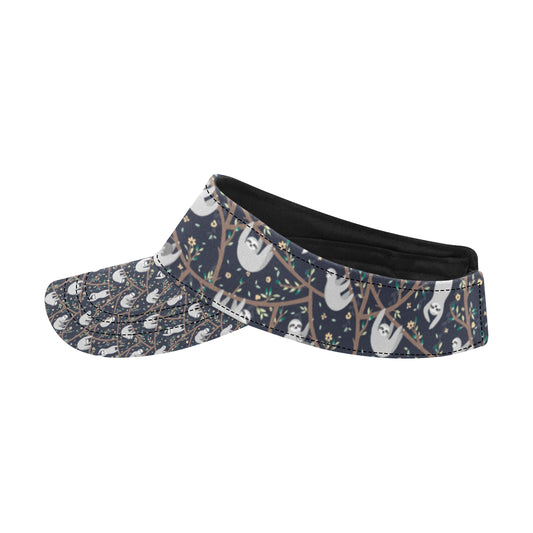 Sloth Happy Design Themed Print Unisex Sun Visor