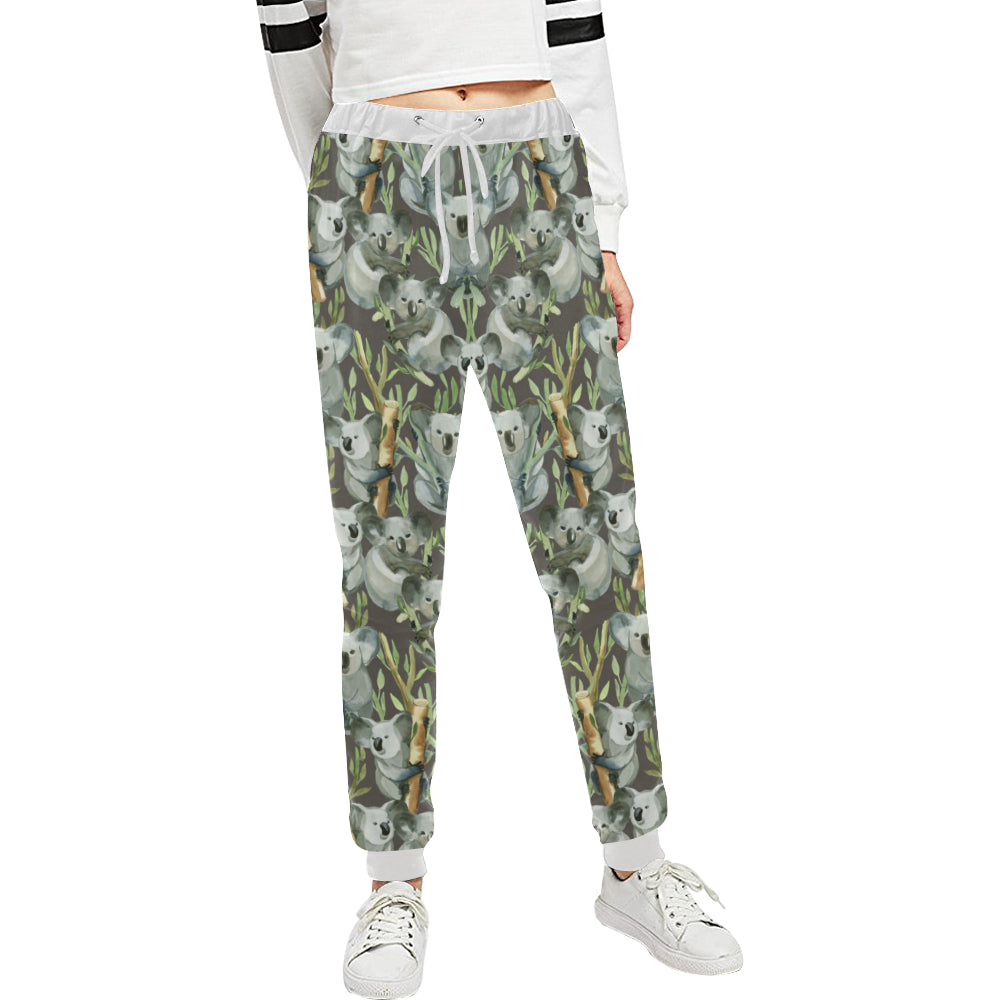 Koala Pattern Design Print Unisex Sweatpants