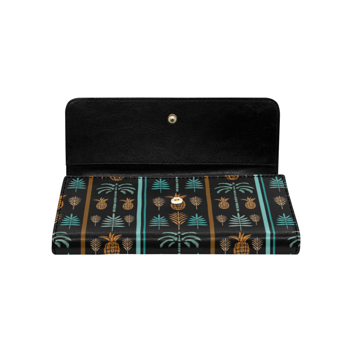 Hawaiian Themed Pattern Print Design H023 Women's Trifold Wallet