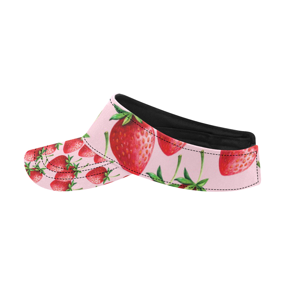 Strawberry Pattern Print Design SB03 Unisex Sun Visor