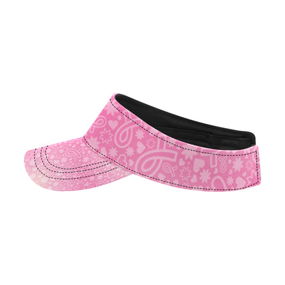 Breast cancer Pattern Print Design 02 Unisex Sun Visor