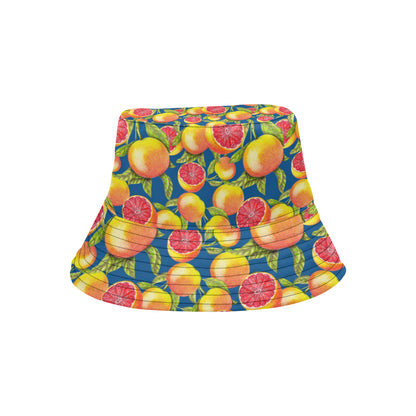 Grapefruit Pattern Print Design GF04 Unisex Bucket Hat