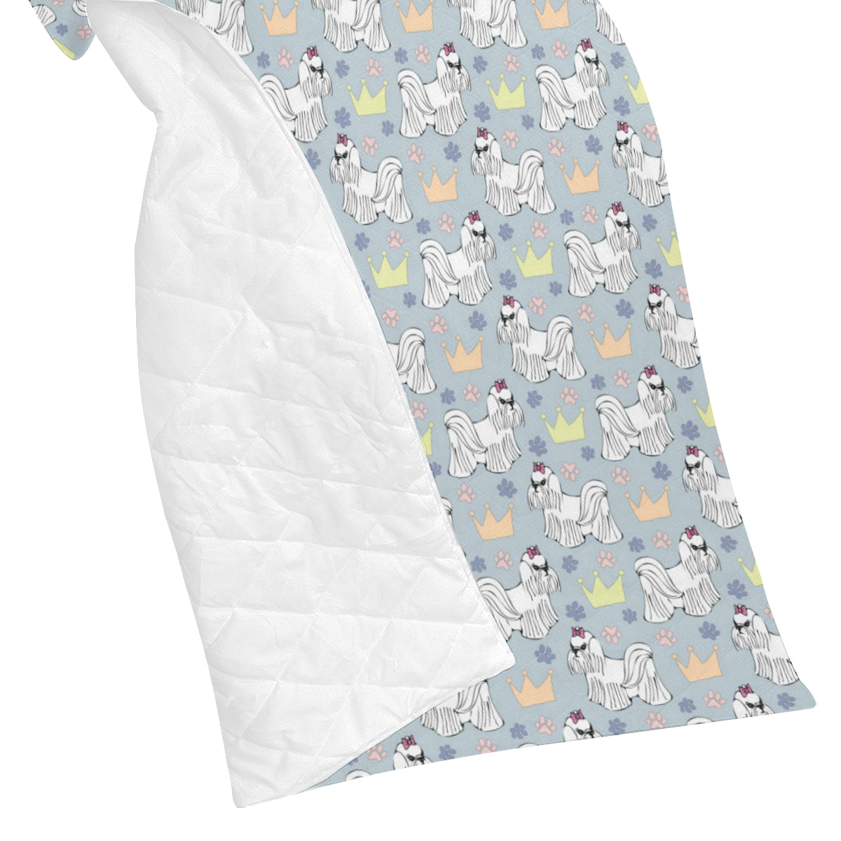 Maltese Pattern Print Design 04 Premium Quilt