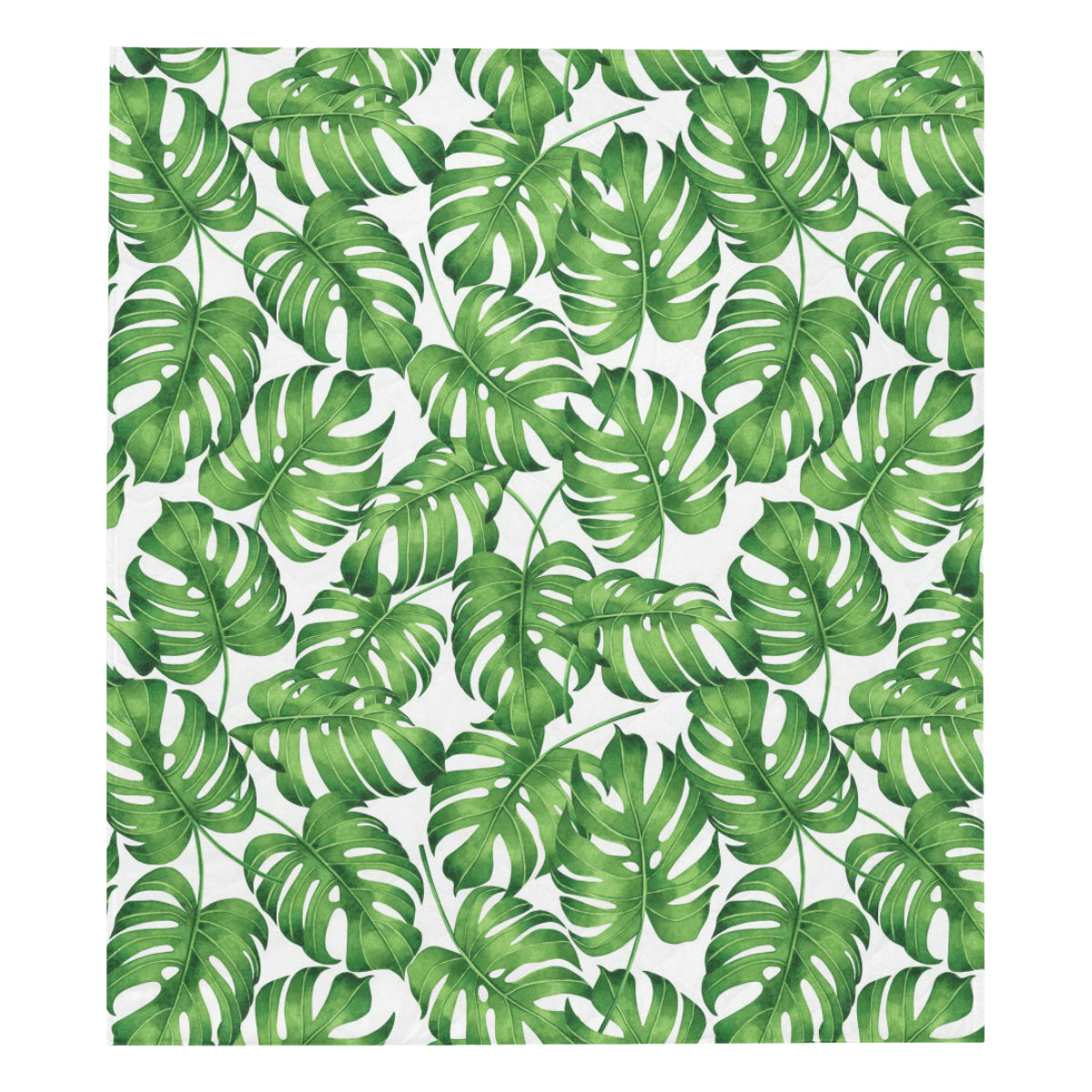 Palm Leaves Pattern Print Design PL08 Premium Quilt