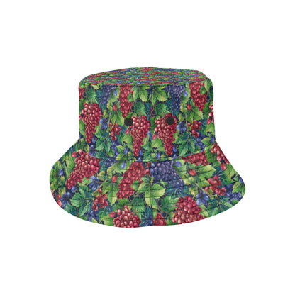 Grape Pattern Print Design GP02 Unisex Bucket Hat