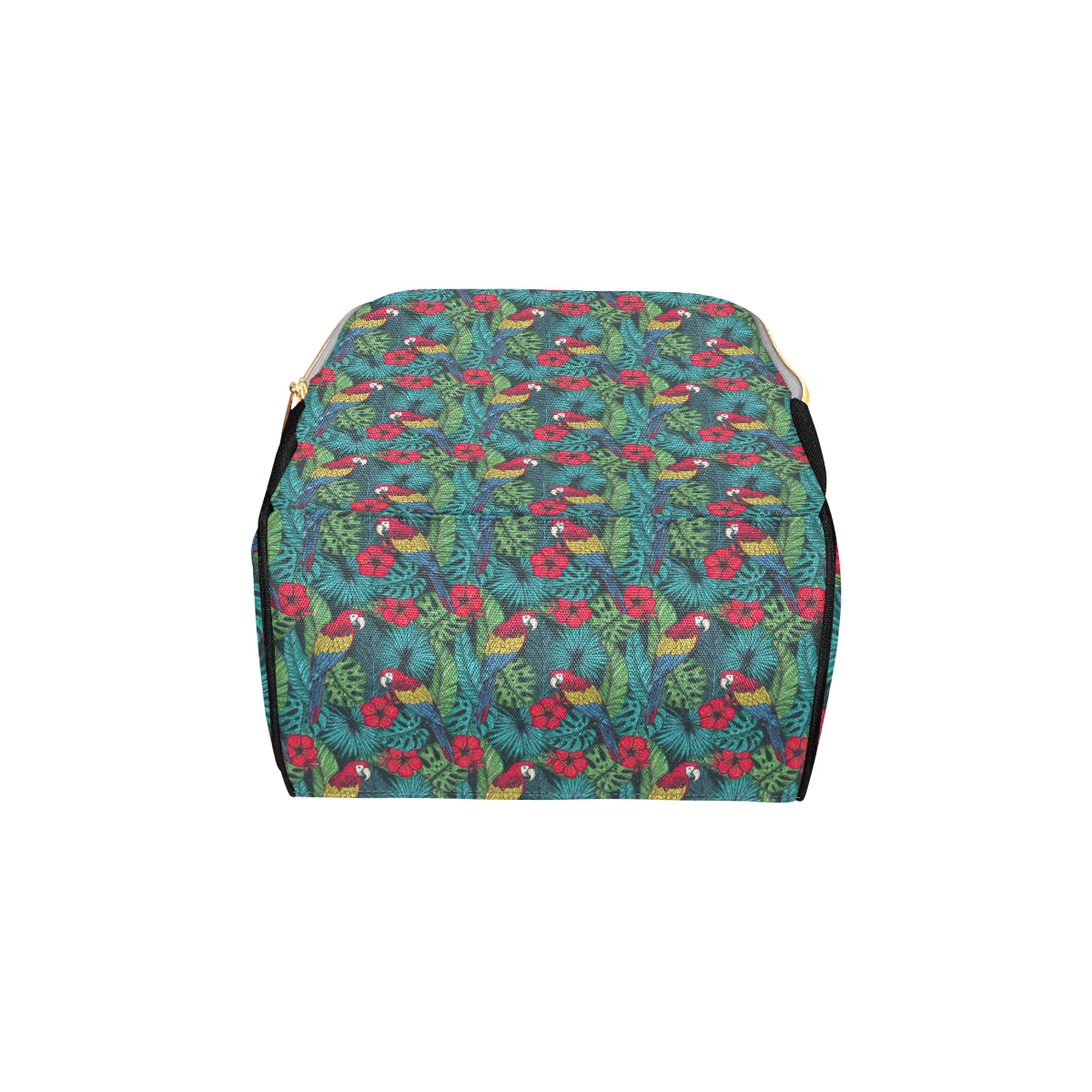 Parrot Pattern Print Design A05 Diaper Bag Backpack