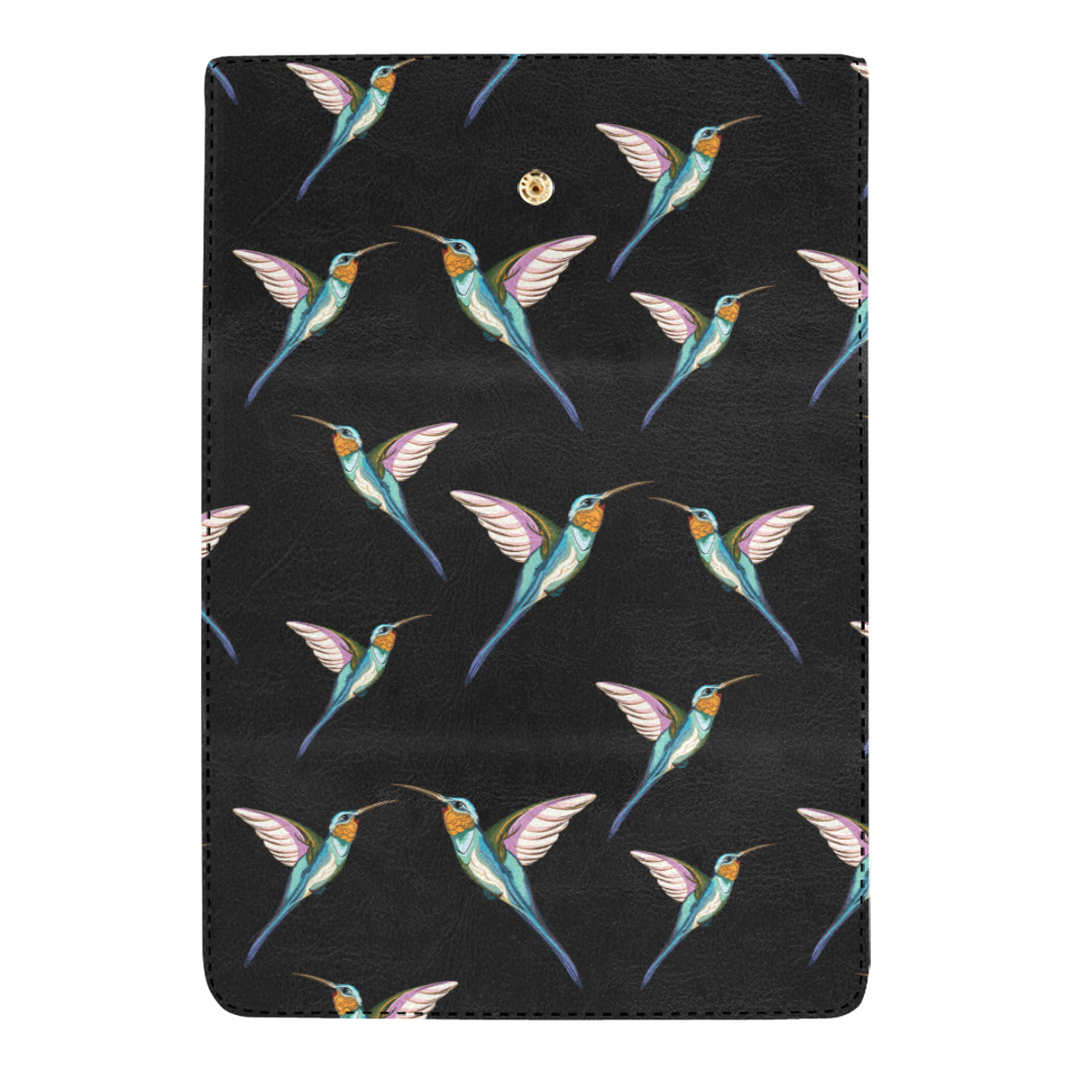 Hummingbird Pattern Print Design 06 Women's Trifold Wallet