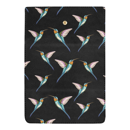 Hummingbird Pattern Print Design 06 Women's Trifold Wallet