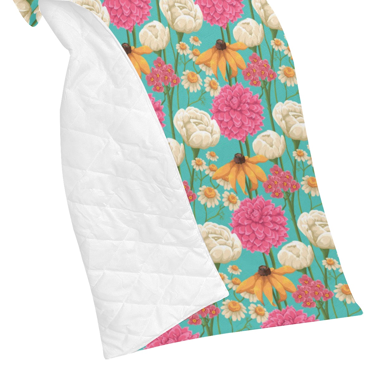 Summer Floral Pattern Print Design SF07 Premium Quilt