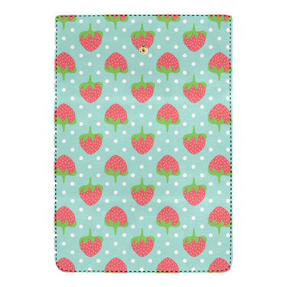 Strawberry Pattern Print Design SB06 Women's Trifold Wallet