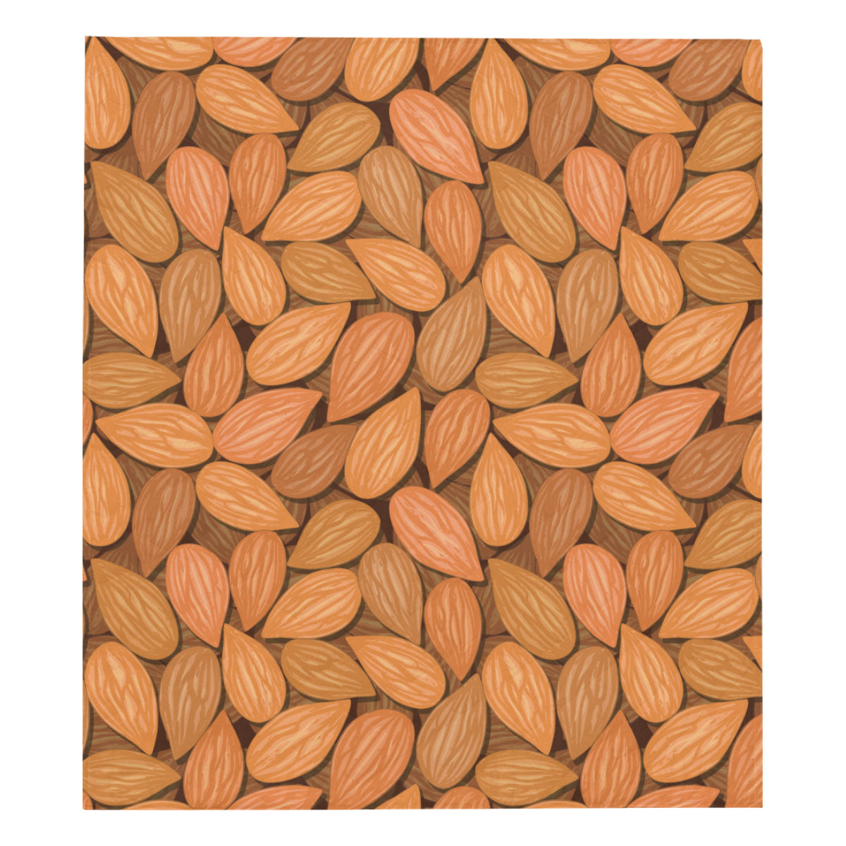 Almond Pattern Print Design 01 Premium Quilt