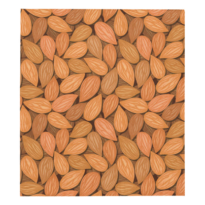 Almond Pattern Print Design 01 Premium Quilt