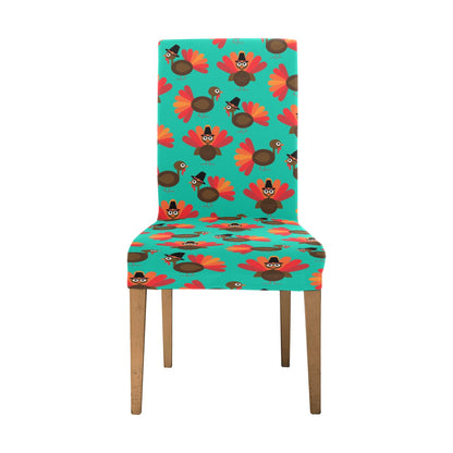 Turkey Print Design LKS402 Dining Chair Slipcover