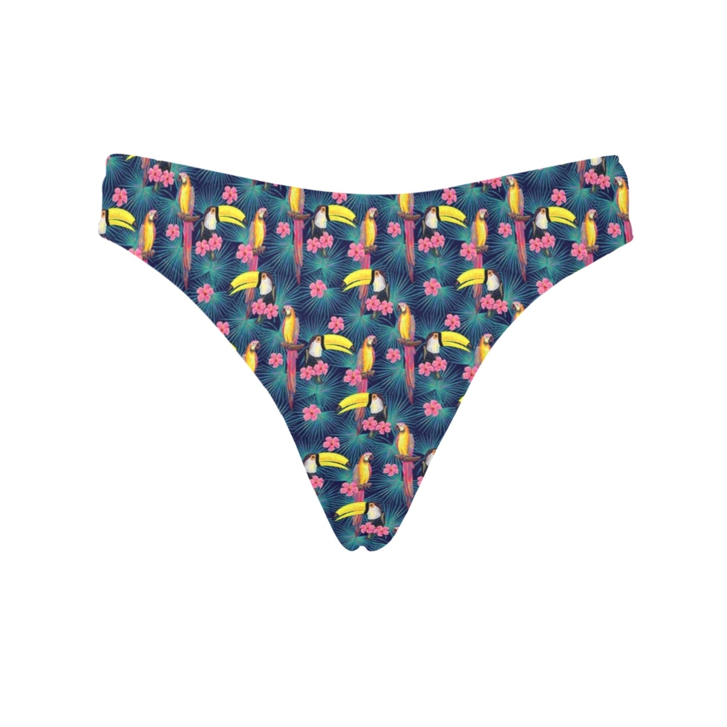 Toucan Parrot Design Women's Thongs