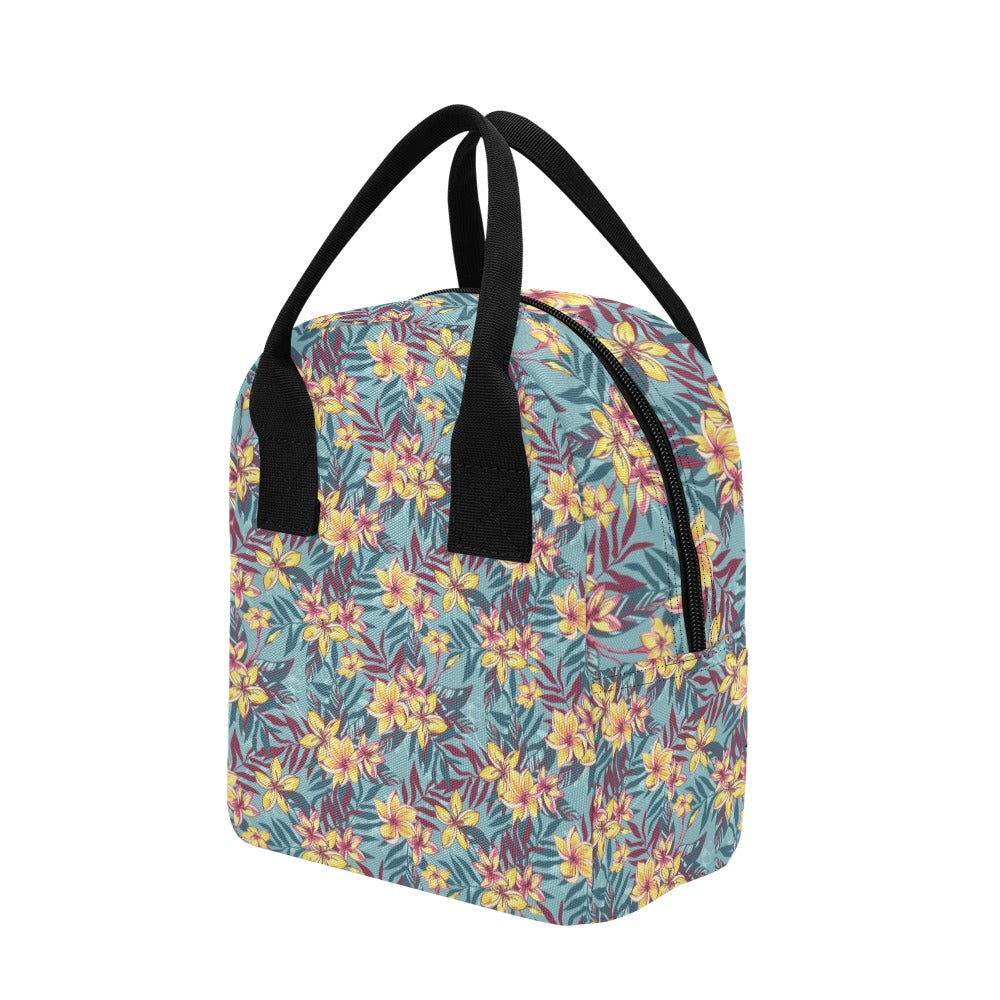Summer Floral Print Design LKS304 Insulated Lunch Bag