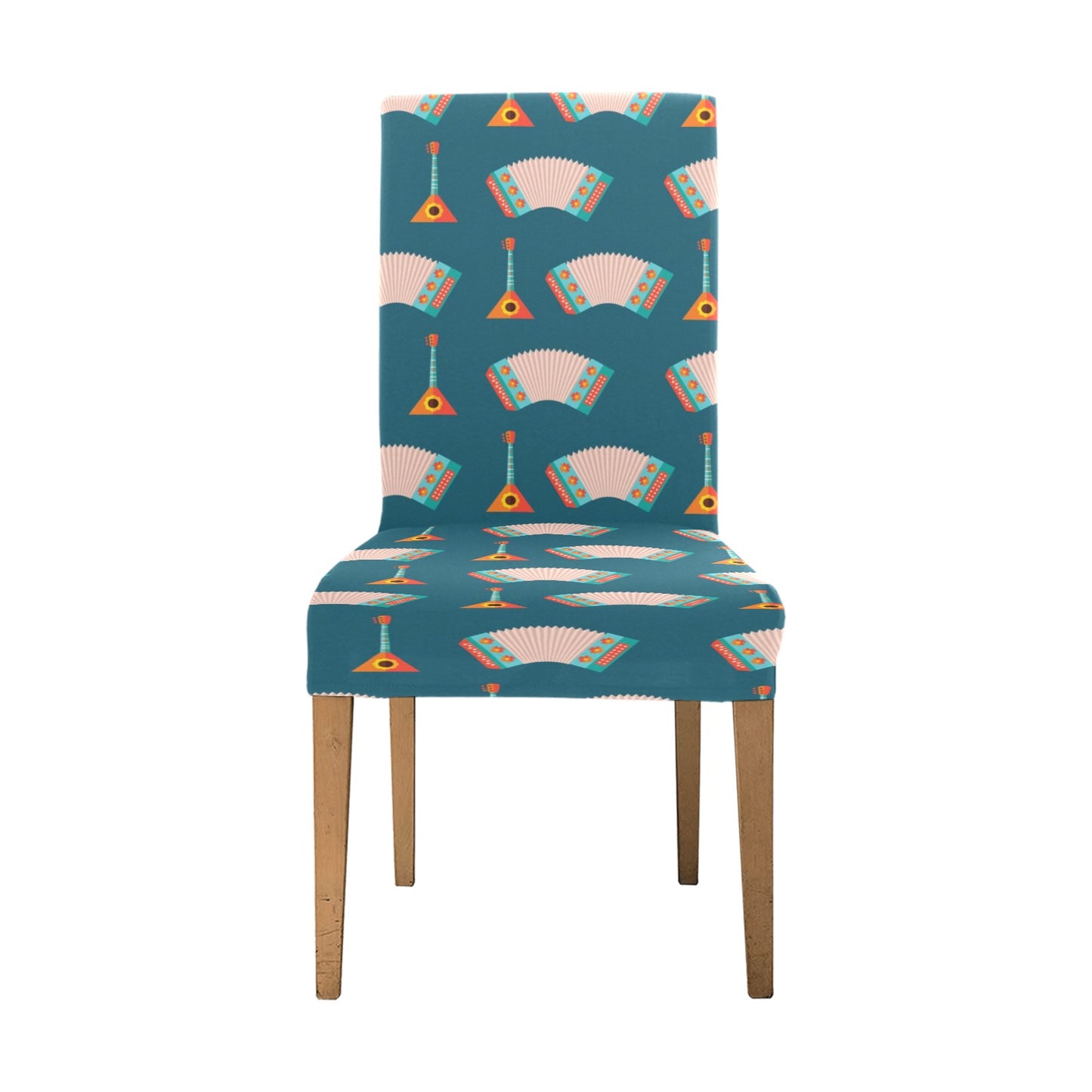 Accordion Print Design LKS402 Dining Chair Slipcover