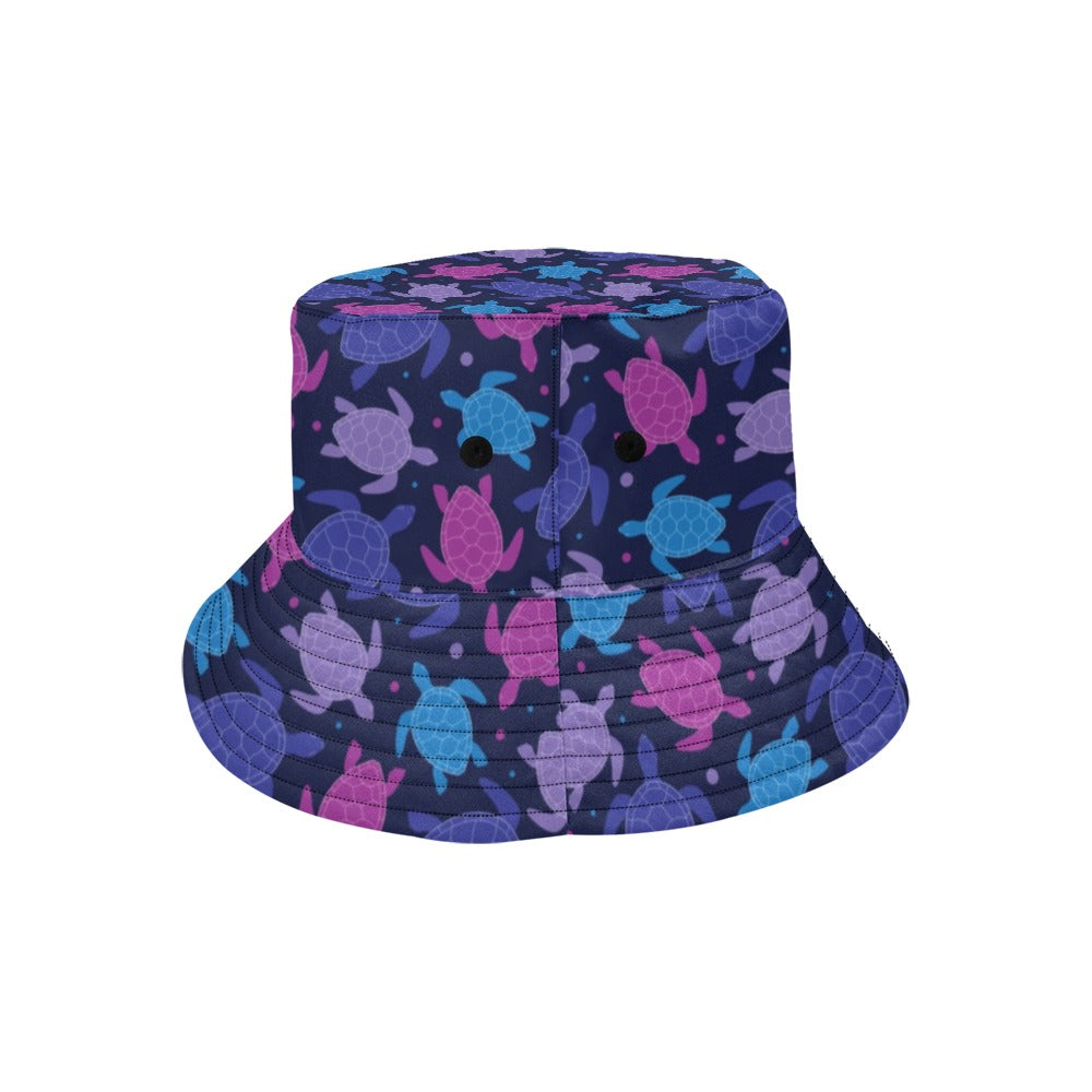 Sea Turtle Print Design LKS309 Unisex Bucket Hat