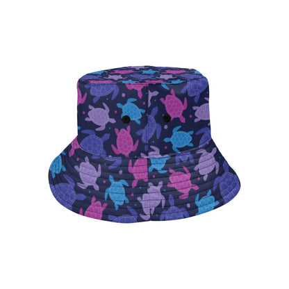 Sea Turtle Print Design LKS309 Unisex Bucket Hat