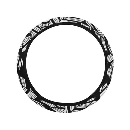 Tribal Pattern Print Design LKS302 Steering Wheel Cover with Elastic Edge