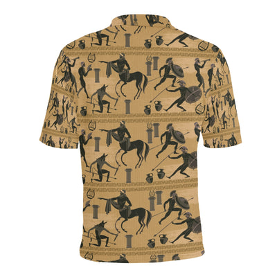 Ancient Greek Statue Print Design LKS304 Men Polo Shirt