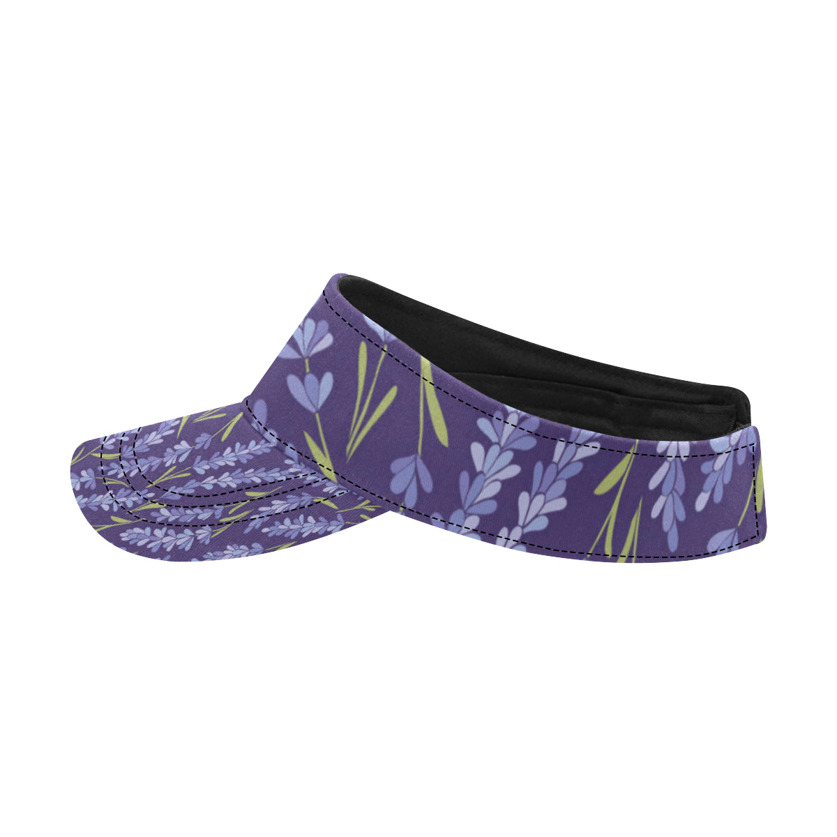Lavender Pattern Print Design 03 Unisex Sun Visor