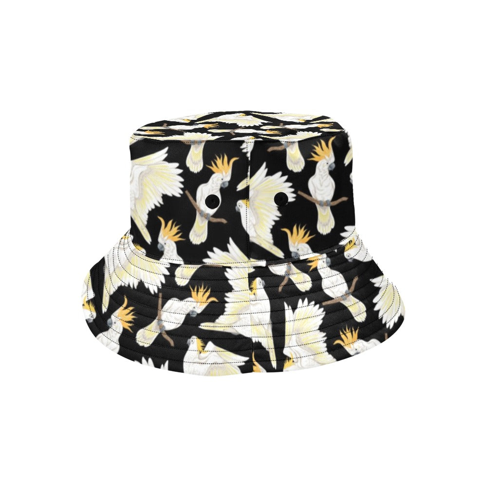 Cockatoo Print Design LKS402 Unisex Bucket Hat