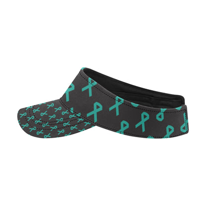 Ovarian cancer Pattern Print Design A01 Unisex Sun Visor