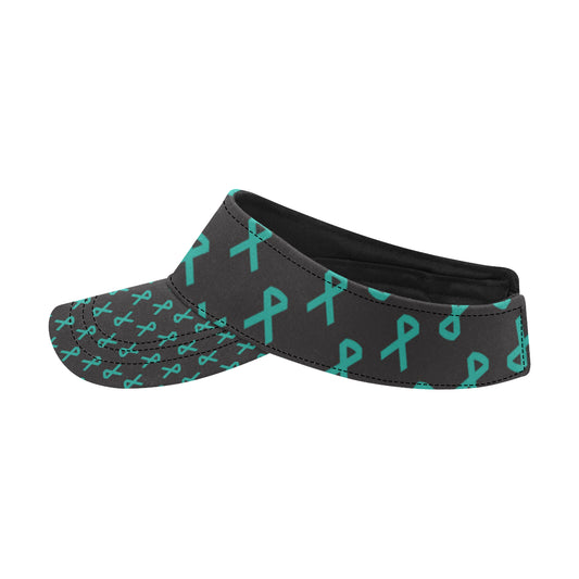 Ovarian cancer Pattern Print Design A01 Unisex Sun Visor
