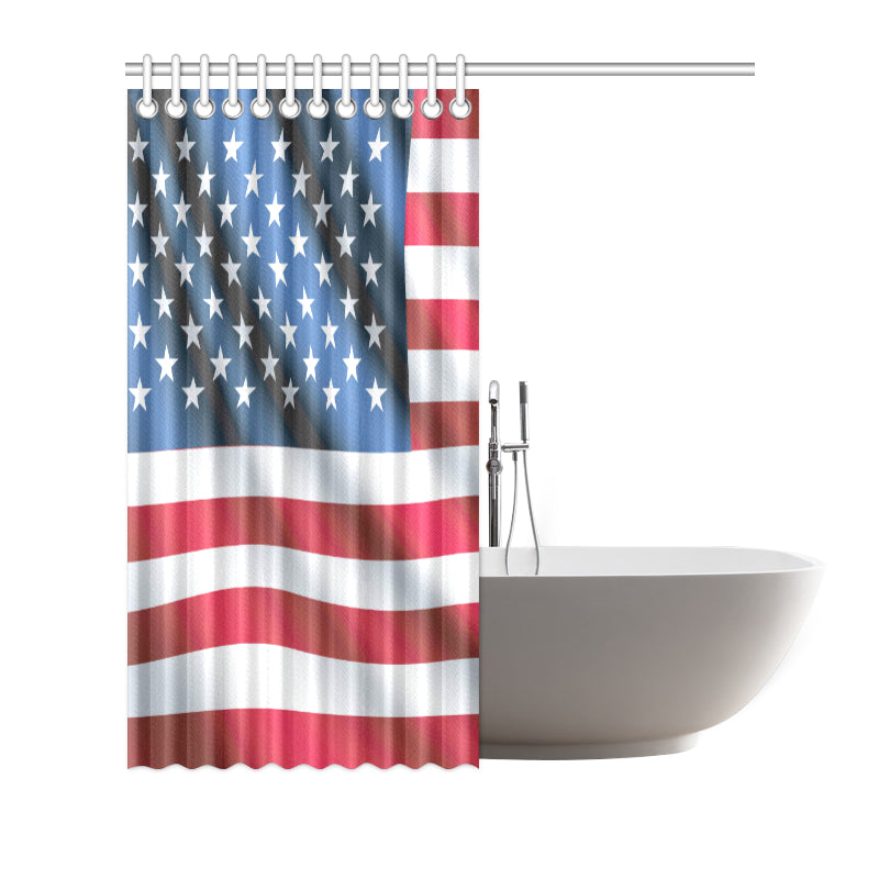 American flag Classic Shower Curtain