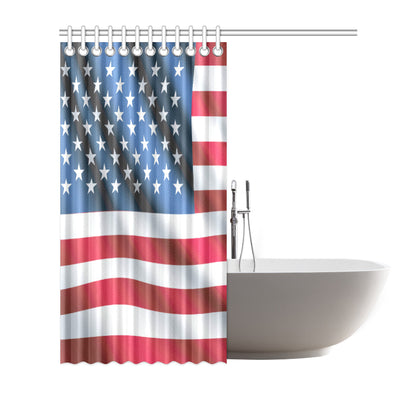 American flag Classic Shower Curtain