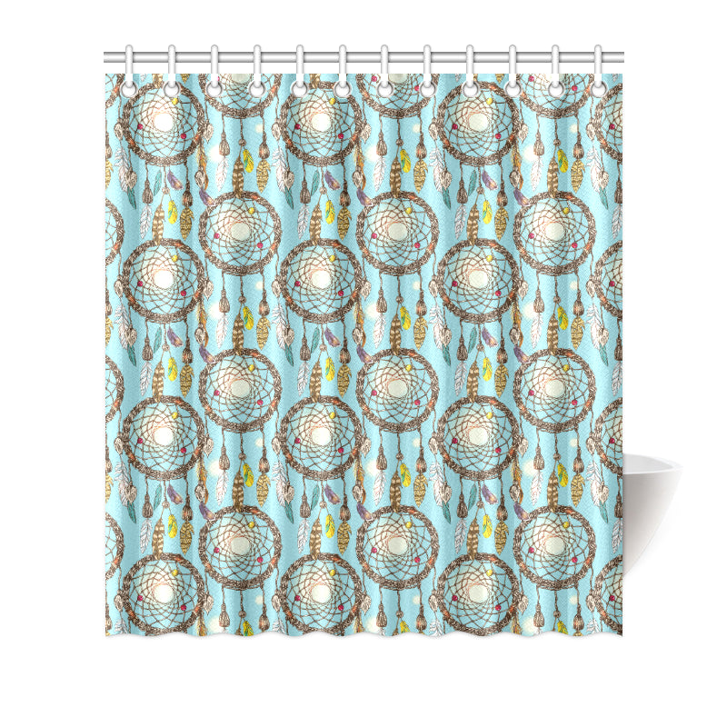 Blue Dream catcher Shower Curtain