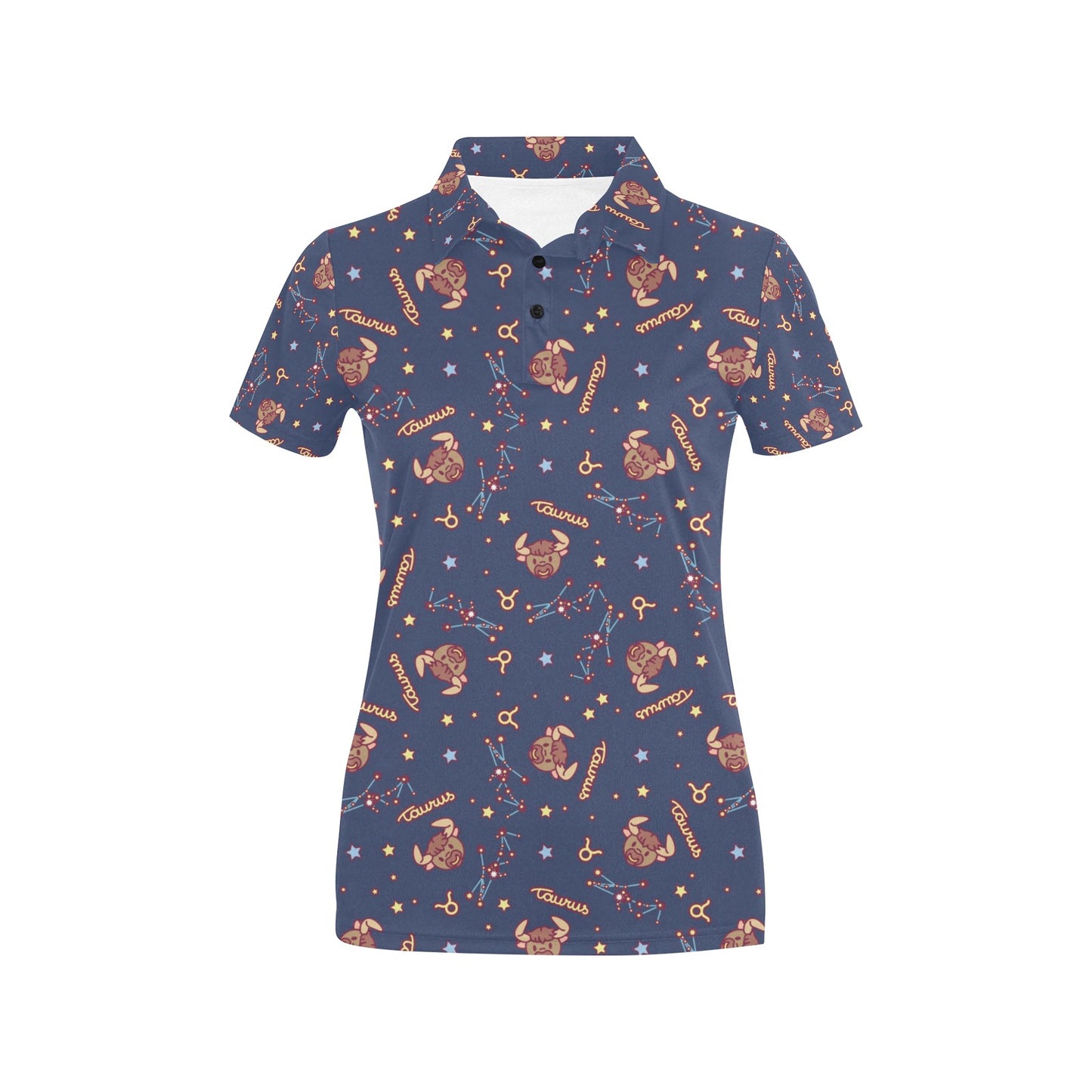 Taurus Print Design LKS304 Women's Polo Shirt