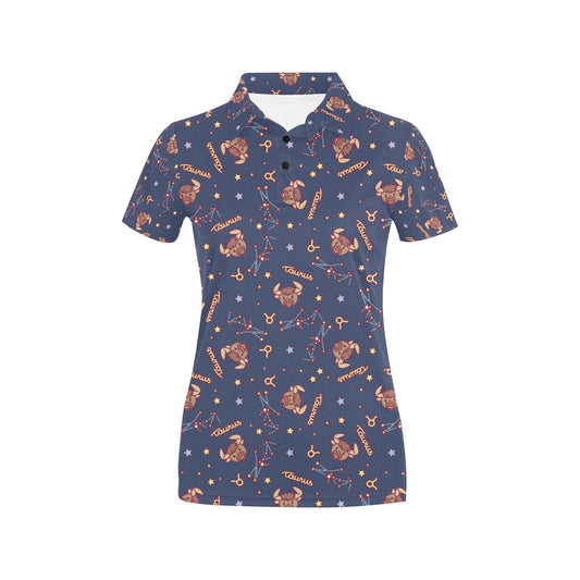 Taurus Print Design LKS304 Women's Polo Shirt