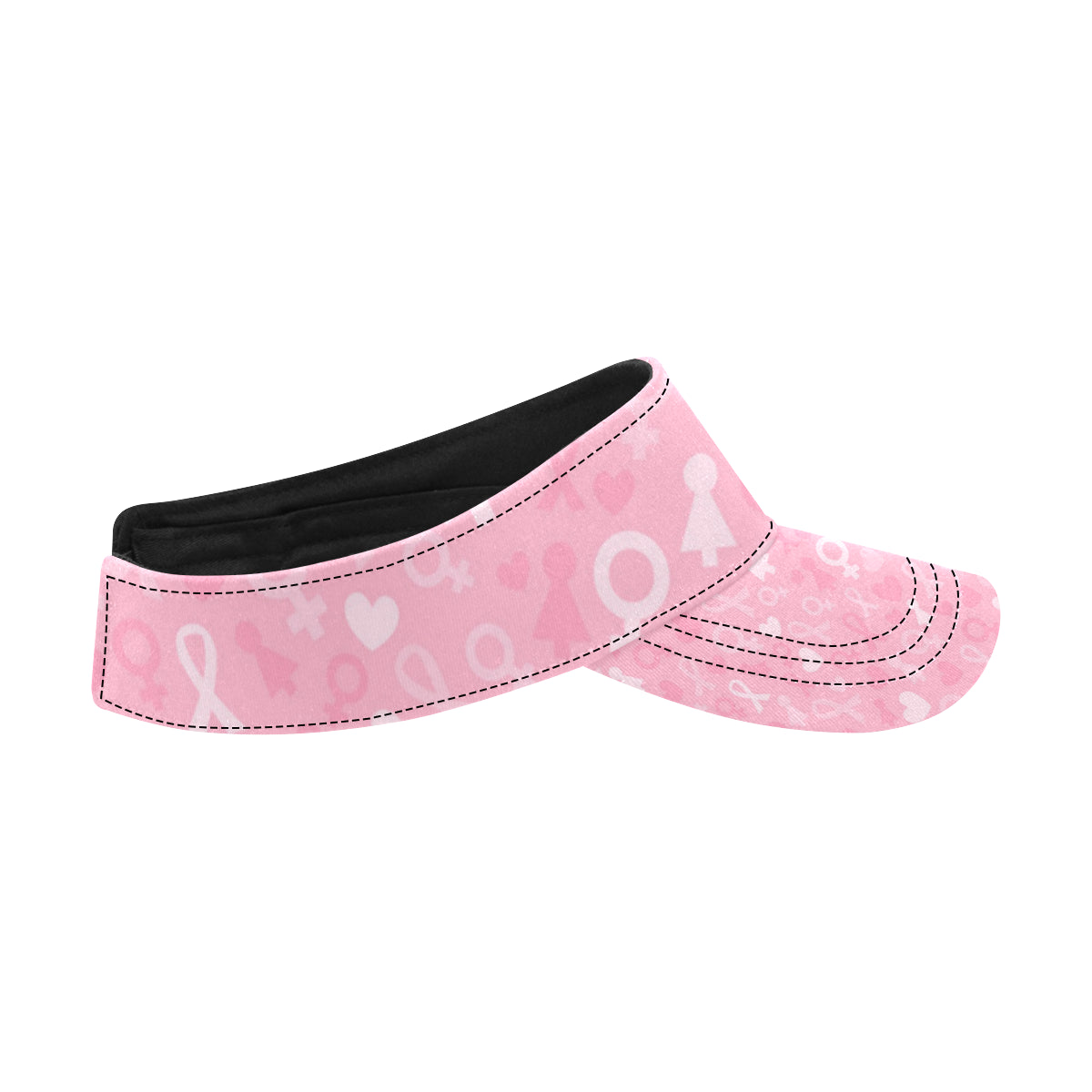 Breast cancer Pattern Print Design 01 Unisex Sun Visor