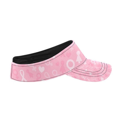 Breast cancer Pattern Print Design 01 Unisex Sun Visor