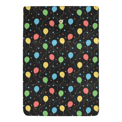 Ballon Colorful Pattern Print Design 04 Women's Trifold Wallet