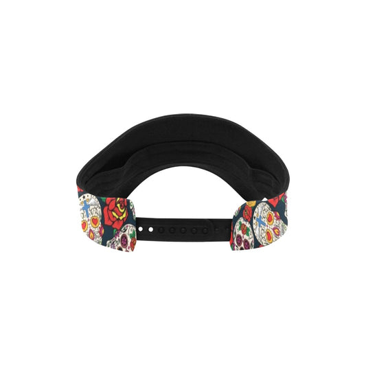 Sugar Skull Print Design LKS306 Unisex Sun Visor