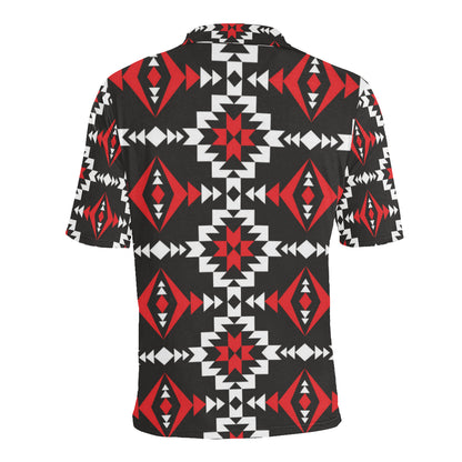 Navajo Pattern Print Design A02 Men Polo Shirt
