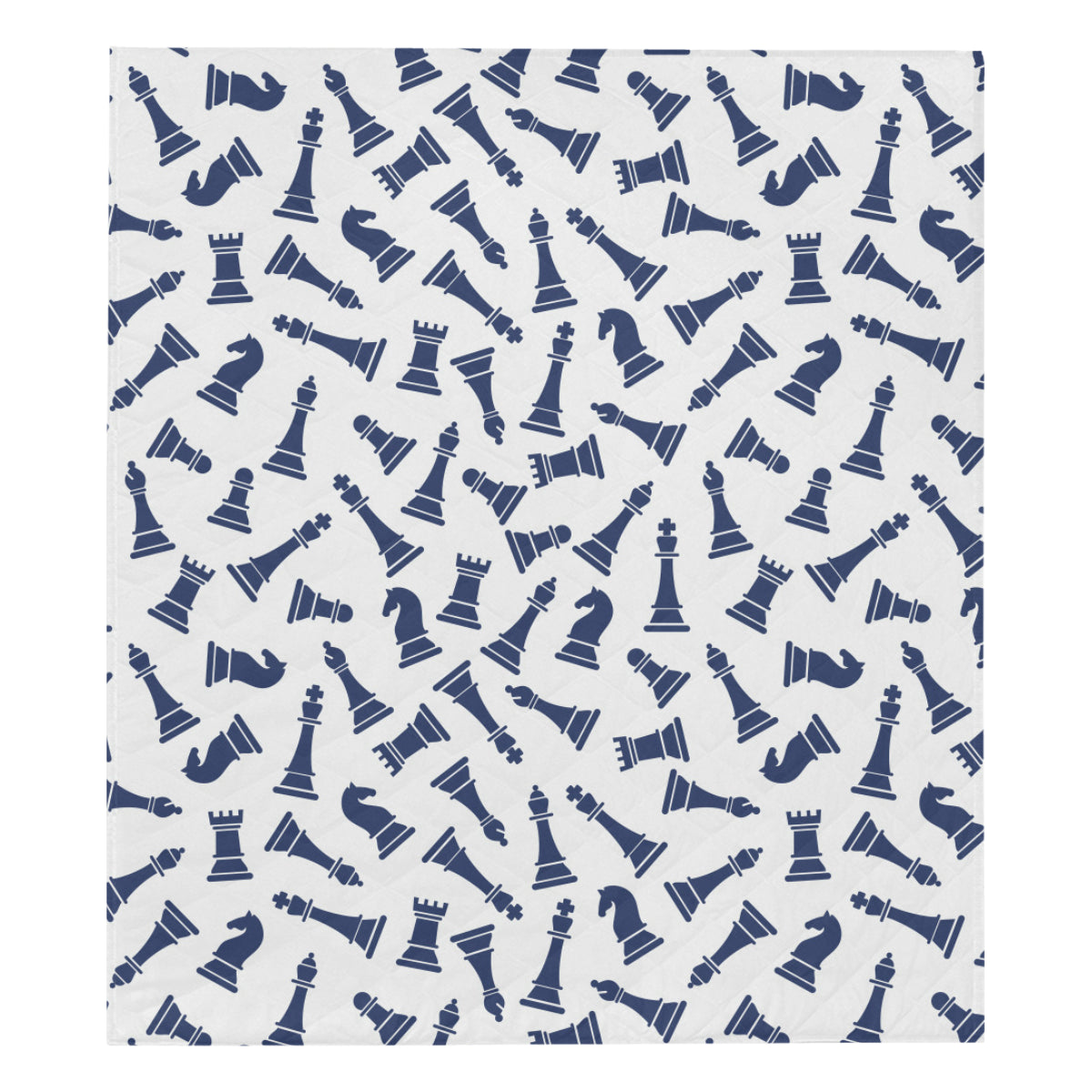 Chess Pattern Print Design 03 Premium Quilt