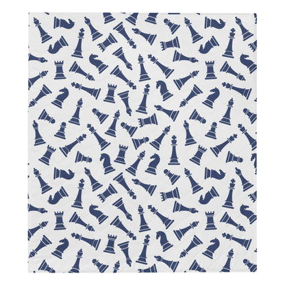 Chess Pattern Print Design 03 Premium Quilt
