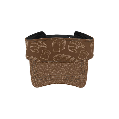 Bread Pattern Print Design 02 Unisex Sun Visor