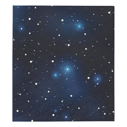 Night sky Pattern Print Design A02 Premium Quilt