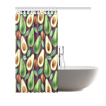 Avocado Pattern Print Design AC08 Shower Curtain