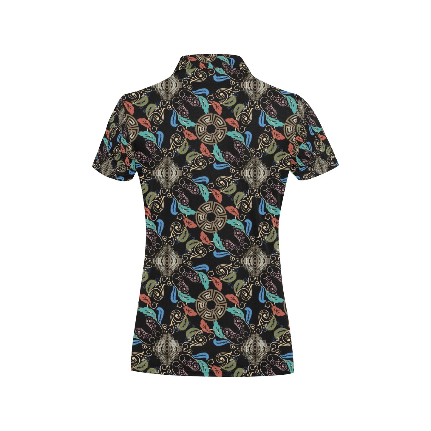 Ancient Greek Print Design LKS308 Women's Polo Shirt